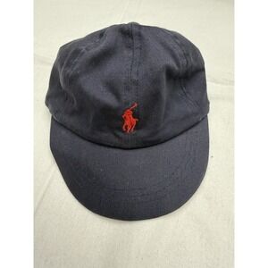 Vintage Ralph Lauren Navy Blue Infant Baseball Cap One Size